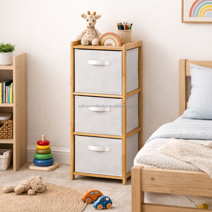 Organizzatore in Tessuto di Bambù Neat Living SYT per Lavanderia, <span class=keywords><strong>Cassettiera</strong></span> in Cartone per Angolo Utilitario - Product Image 3