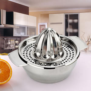 Exprimidor Manual de Acero Inoxidable para Naranjas, Limones y Limas con Colador y Uso para Verduras, Venta Caliente de Fábrica - Product Image 2