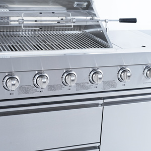 Parrilla de Barbacoa de Acero Inoxidable Fácil de Limpiar, de Gas, Independiente, para Exteriores, DY411A - Product Image 2
