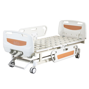 Lits d'infirmiers hospitaliers ICU réglables de haute qualité Lits d'hôpital manuels à 2 fonctions - Product Image 2