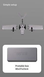 Mini Tay Ném Pnp Trên Không Cố Định Cánh 4K 1080P UAV Máy Bay Lập Bản Đồ <span class=keywords><strong>RC</strong></span> <span class=keywords><strong>FPV</strong></span> Drone Vtol Multicopter Cạnh Tranh DIY - Product Image 4