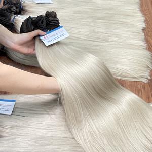 Nouveau design noué à la main extension de cheveux en trame haut à la mode couleur super dessinée qualité naturelle droite ondulée teinte par Genius Weft - Product Image 3