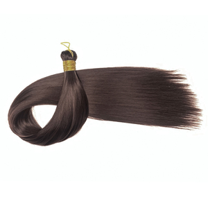 Extensions de cheveux synthétiques lisses et soyeuses, 22 pouces, mèches brutes pré-étirées, couleur brun blond, pour tresses - Product Image 2