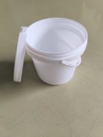 Ember Plastik PP 2L 3L 4L 5L 10L Dengan Tutup, Wadah Lem Kimia, Tempat Cat, Tong Penyimpanan