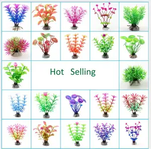 Large Artificial Plastic Aquarium plant for Fish Tank Decoration Ornament