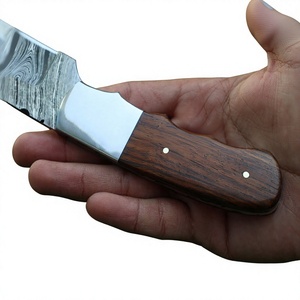 Cuchillos de Acero de Damasco de Alta Calidad, Forjados, de Grado Industrial, con Hoja Recta, Fijos, de 22 cm, para Exteriores, para Revendedores, Precios de Fábrica - Product Image 5