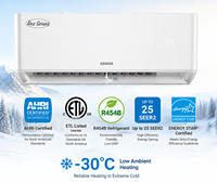 Unité de climatisation mini-split 24000 BTU, pompe à chaleur à inverter, SEER 20, contrôle WiFi, déshumidificateur, climatiseur silencieux pour salon