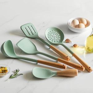 Custom New Bpa-Free Silicone <b>Utensils</b> <b>Set</b> With Holder for Everyday <b>Cooking</b> - Product Image 1