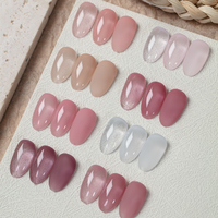 ZRKGEL Fournitures professionnelles pour ongles Nouvelle Arrivée 24 Couleurs Gel de Construction 4-en-1 OEM Marque Privée Sans Nécessité de Base Coat Longue Durée