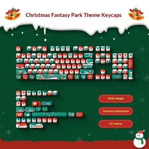 ชุดคีย์แคป <span class=keywords><strong>Akko</strong></span> สำหรับ <span class=keywords><strong>AKKO</strong></span> Christmas Fantasy ลายการ์ตูนกระต่ายหูยาว 3 มิติ แบบเห็ดเล็กๆ สำหรับนักเรียน งานพิมพ์แบบ Hot Sublimation เหมาะสำหรับสาวๆ - Product Image 6