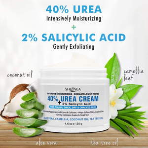 <span class=keywords><strong>Crema</strong></span> <span class=keywords><strong>para</strong></span> Pies con 40% de <span class=keywords><strong>Urea</strong></span>, Blanqueadora, Reparadora, Hidratante, <span class=keywords><strong>para</strong></span> Pies Agrietados, Marca Privada al por Mayor - Product Image 2