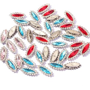 <span class=keywords><strong>Ma</strong></span> <span class=keywords><strong>Yan</strong></span> Sun Flower Glass Accessoires cousus à la main pour chaussures et vêtements Loose Rhinestones Drill Water Claw Drill Hoop - Product Image 5
