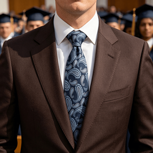 Skinny Neck <b>Ties</b> Wholesale Mens Custom Necktie <b>Polyester</b> Woven Tropical Leaf Floral Men Best <b>Ties</b> - Product Image 2