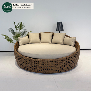 Tất cả thời tiết vườn trứng hình dạng ngoài trời mây ghế đi văng không thấm nước PE đệm phơi nắng cho công viên khách sạn biệt thự - Product Image 2