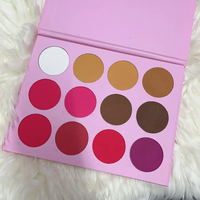 Nouveauté, palette de maquillage blush à marque privée, 12 couleurs, palette de blush, d'enlumineur et de contour