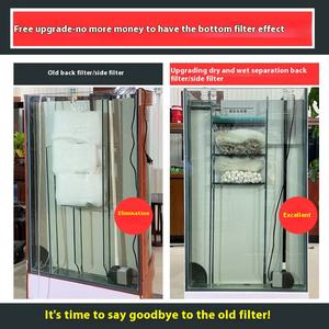 <span class=keywords><strong>Aquarium</strong></span> Mural en Verre Écologique Semi-Circulaire de Style Européen Moderne de 0.8m pour Poisson Rouge, 220V, Maison, <span class=keywords><strong>Aquarium</strong></span> pour Salon - Product Image 2