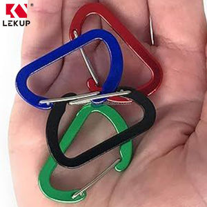 <span class=keywords><strong>1</strong></span> <span class=keywords><strong>5</strong></span>/8Inch Nhỏ Nhôm Bền Phát Hành Nhanh Chóng Tự Động Khóa D-Hình Dạng Mùa Xuân Nạp Dây Cổng Clip Mini Keychain Carabiner Clip - Product Image 4