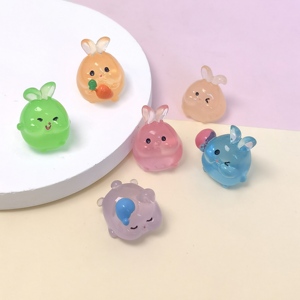 Mini Figuras <span class=keywords><strong>de</strong></span> Conejos <span class=keywords><strong>de</strong></span> Resina, Figuritas <span class=keywords><strong>de</strong></span> Conejos Brillantes, Miniaturas <span class=keywords><strong>de</strong></span> Animales para Decoración del Hogar y Jardín - Product Image 3