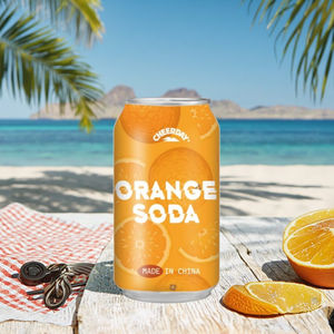 Viloe <span class=keywords><strong>Prix</strong></span> de gros Boisson gazeuse aromatisée aux fruits naturels Soda à l'orange 330ml X24 Boîtes en aluminium Enfants Adultes Personnalisé - Product Image 3