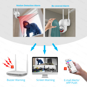 KERUI Câmera De Rede Sistema NVR <span class=keywords><strong>IP</strong></span> Wifi Câmera Sem Fio Nvr Gravador De Vídeo Em Rede Icsee Mini Xmeye 8 Canais Mini NVR WIFI - Product Image 4