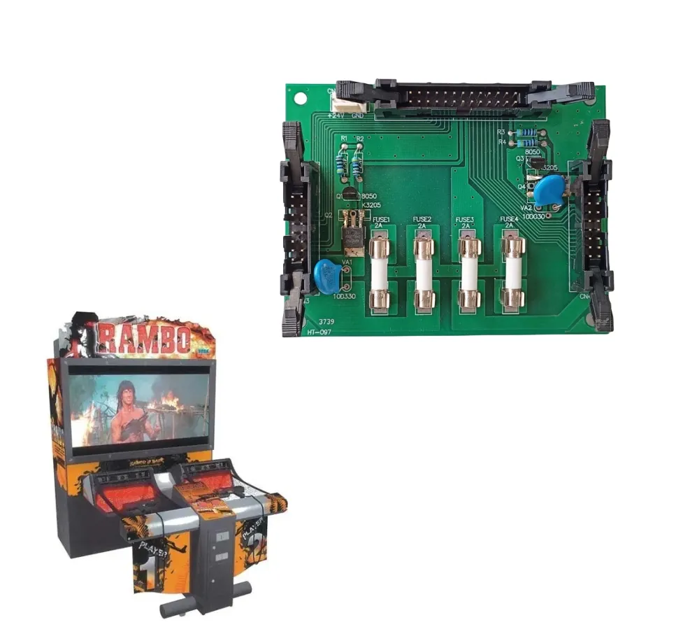 game center shooting fighting simulator arcade video game machine RAMBO First Blood gun Vibration IO board