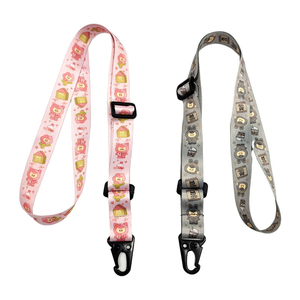 Adjustable Children's Water Cup Mobile Phone Lanyard Customizable Promotional Lanyard Holder Letterpress Printed Contemporary