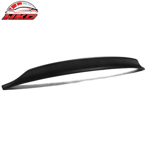 Convient aux modèles Honda Civic berline 4 portes 2012-2015, aileron arrière de style IKON Duckbill V2, noir mat - Product Image 4