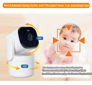 Caméra de sécurité intelligente Tuya Wifi PTZ 2K 3MP, intérieure, audio bidirectionnel, sans fil, surveillance CCTV, suivi automatique, caméra IP intelligente - Product Image 3