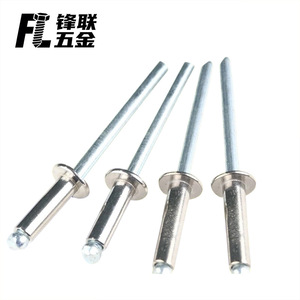 Rivets aveugles en aluminium Fenglian M3 M6, type ouvert, tête ronde, finition brillante, pour l'industrie de la construction - Product Image 3