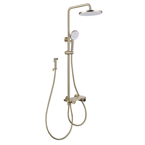 Austenite <b>Shower</b> Faucet YQ160010TY Digital Display Rotary Temperature <b>Control</b> Modern Luxury Bath Hardware Set - Product Image 2