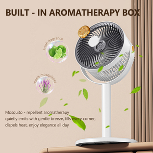 Ventilatore elettrico da pavimento 4000mAh 5 velocità batteria ricaricabile ventilatore da tavolo all'ingrosso per uso domestico potente ventilatore a circolazione d'aria - Product Image 2
