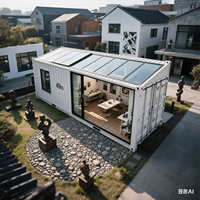 Maison en conteneur d'expédition de 20 pieds en acier inoxydable Maison en conteneur d'habitation Maison Villa Bureau d'hôtel Bureau préfabriqué