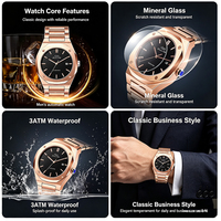Nouveau fournisseur de montres pour hommes, montre-bracelet automatique mécanique de luxe de marque de poignet pour hommes de chine