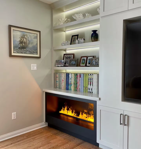 <span class=keywords><strong>Chimenea</strong></span> eléctrica de control inteligente hecha en China, <span class=keywords><strong>chimenea</strong></span> de vapor de <span class=keywords><strong>fuego</strong></span> de vapor de agua 3D para debajo de la TV de 2000mm - Product Image 1