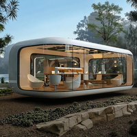 Villa en acier léger de style simple de haute qualité cabine modulaire Apple House chambre Capsule excellent type maisons préfabriquées en conteneur