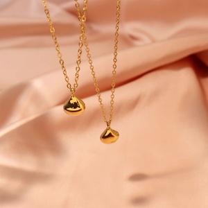 Water Drop O-shaped <b>Chain</b> Necklace <b>Titanium</b> Steel 18k Gold Colorless and Versatile Collar <b>Chain</b> Jewelry Gold Plated Jewelry 2026 - Product Image 2