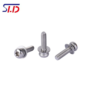 304 thép không gỉ M3 M4 M5 m6torx Pan đầu lắp ráp vít Bolt với máy giặt phẳng và mùa xuân máy giặt vòng kết hợp vít - Product Image 6