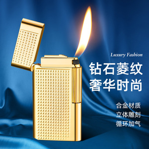 Encendedor de Cigarrillos Recargable de Metal Sarike con Combustible de Butano, Diseño Resistente al Viento, para Regalos Empresariales y Uso en Exteriores - Product Image 5