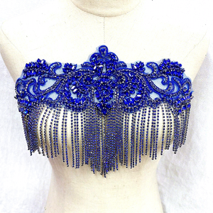 ลูกปัดเย็บมือ 15 สี ประดับพู่ห้อย แต่งขอบชุดแต่งงาน ผ้าลูกไม้ประดับ  วัสดุ PU หรูหราเบาๆ ฮวาหลิน - Product Image 3