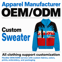 Cardigan décontracté en tricot épais pour homme avec logo personnalisé du fabricant, motif jacquard, mélange de laine, thème hôtelier, fermeture éclair, pour hommes
