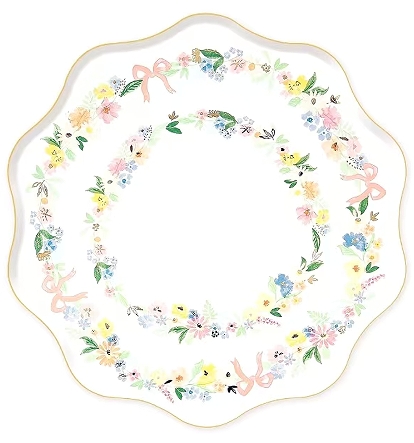 Assiette en carton de 8,5 pouces