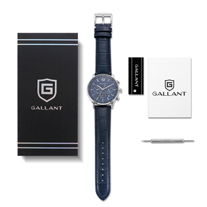 Nuovo Orologio da Polso da Uomo Classico Business di Lusso Fashion con Design Impermeabile e Doppio Fuso Orario - Product Image 6