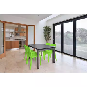 Eco-friendly Modern Furniture Pantone Green Stack <b>Chair</b> for Indoor/Outdoor Living Room Accent Seating Plastic Material OEM - Product Image 6