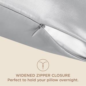 100% lussuosa <span class=keywords><strong>federa</strong></span> in seta di gelso <span class=keywords><strong>con</strong></span> motivo ricamato in cui è stata progettata una scatola regalo <span class=keywords><strong>con</strong></span> <span class=keywords><strong>cerniera</strong></span> nascosta per uso domestico - Product Image 4