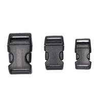 Sangle de bagage tactique latérale à dégagement rapide, noire mate, robuste, réglable, avec boucle de sécurité, en plastique écologique et professionnelle
