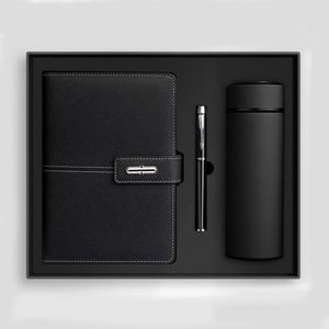 Juego de Regalo de Cuaderno de Cuero PU Azul Personalizado de Fábrica, Diario Magnético A5, Botella de Agua, Juego de Regalo Corporativo de Lujo - Product Image 2