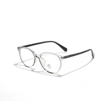 Lunettes d'ordinateur anti-lumière bleue transparentes carrées classiques TR90 avec rivets, monture optique unisexe