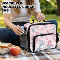 Tas Makan Siang Kapasitas Besar Bahan Polyester Langsung dari Pabrik untuk Perjalanan, Sekolah, Penggunaan Sehari-hari, dan Piknik di Luar Ruangan