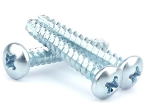 Tornillos de corte de rosca LeGood 6-32 x 3/8" Phillips de cabeza plana, de acero al carbono zincado - Product Image 4