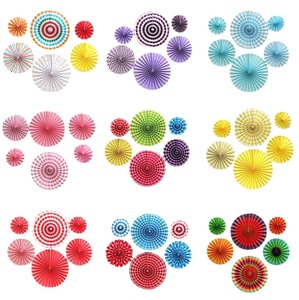 GL Fans en papier nid d'abeille suspendus Décoration de fête Décoration en papier <span class=keywords><strong>pour</strong></span> <span class=keywords><strong>anniversaire</strong></span> Mariage Graduation Events Accessoires - Product Image 4